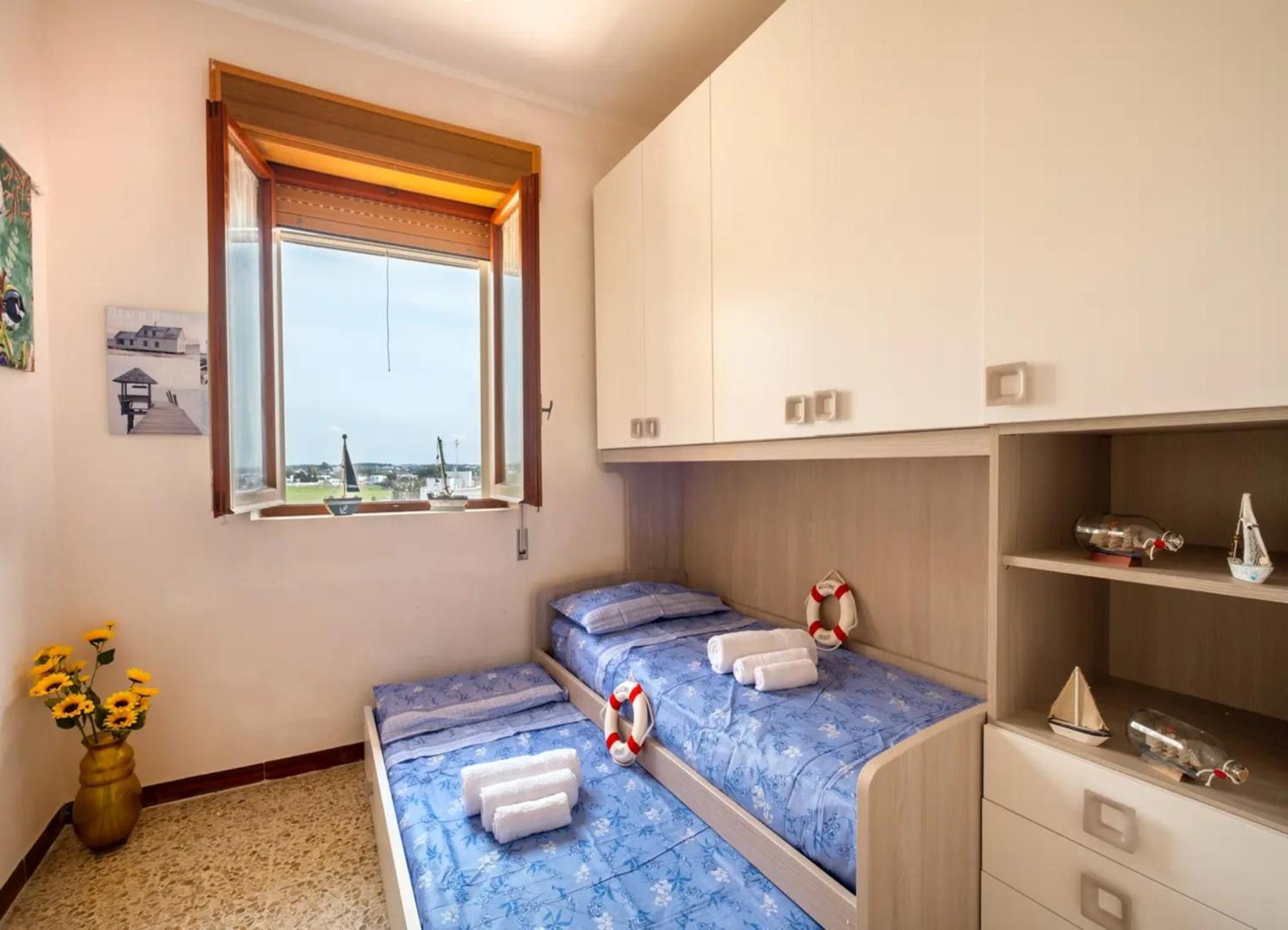 The Blue Panoramic Penthouse Villa Porto Cesareo Buitenkant foto