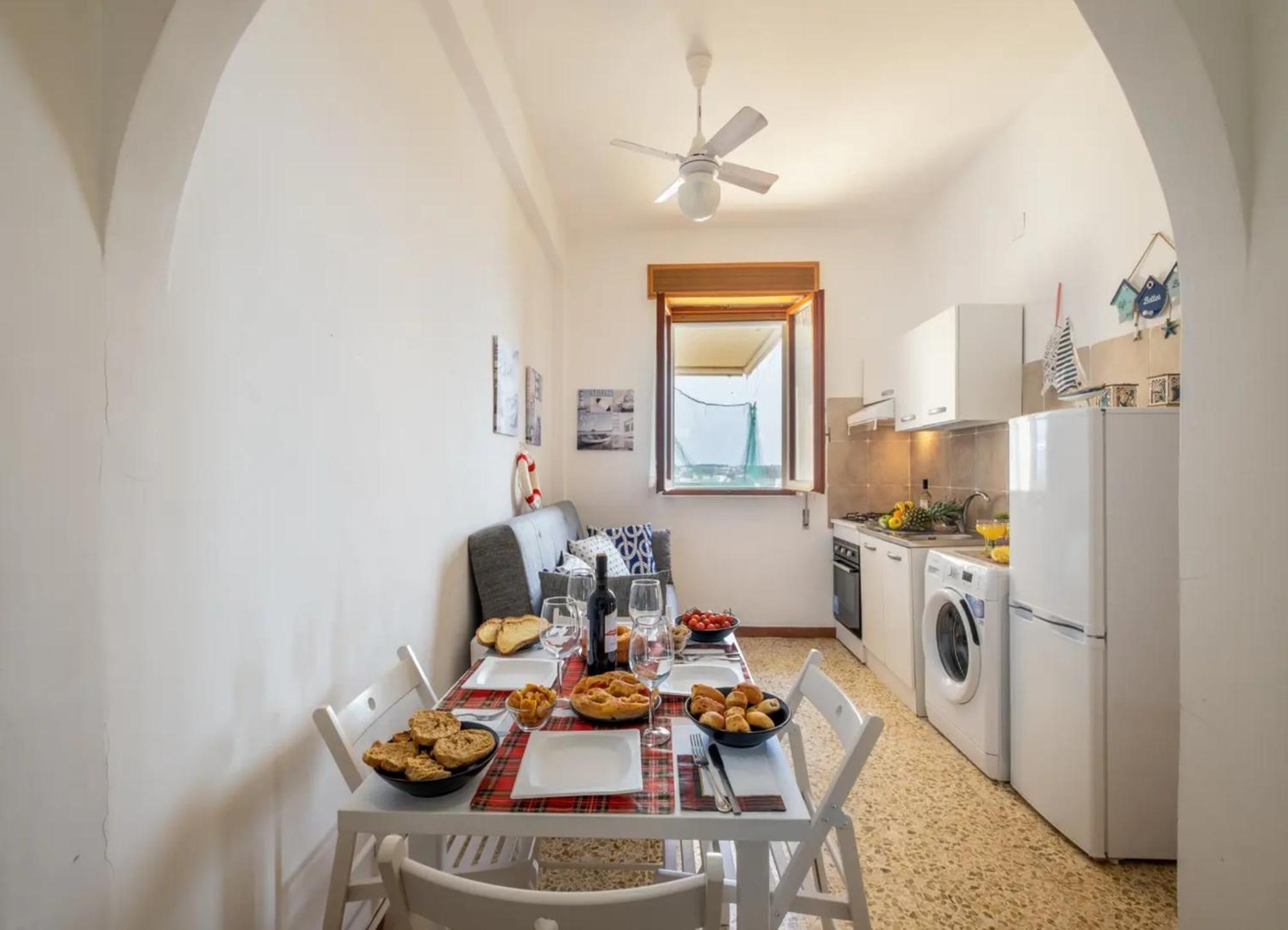 The Blue Panoramic Penthouse Villa Porto Cesareo Buitenkant foto