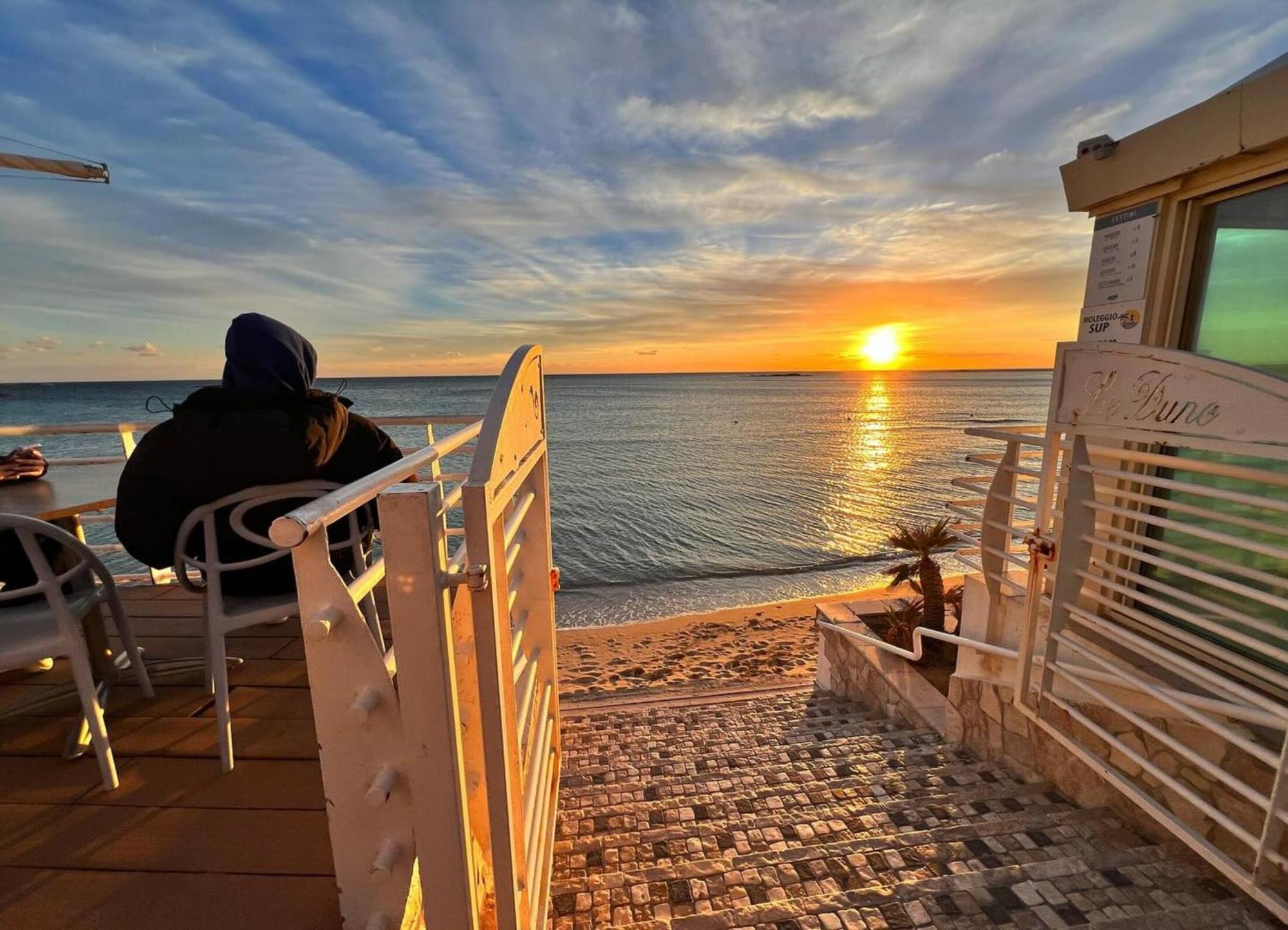The Blue Panoramic Penthouse Villa Porto Cesareo Buitenkant foto
